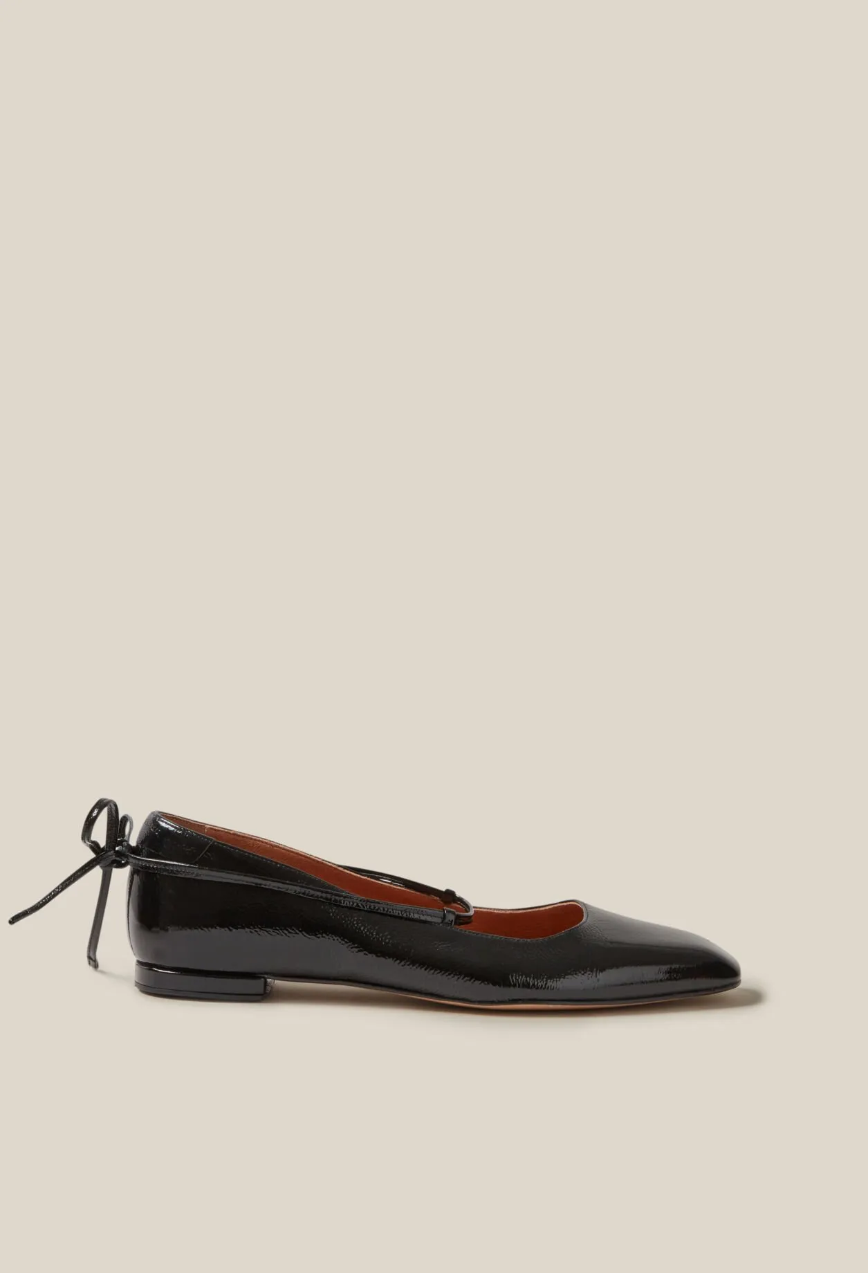 Ballerine cuir vernis | Claudie FR