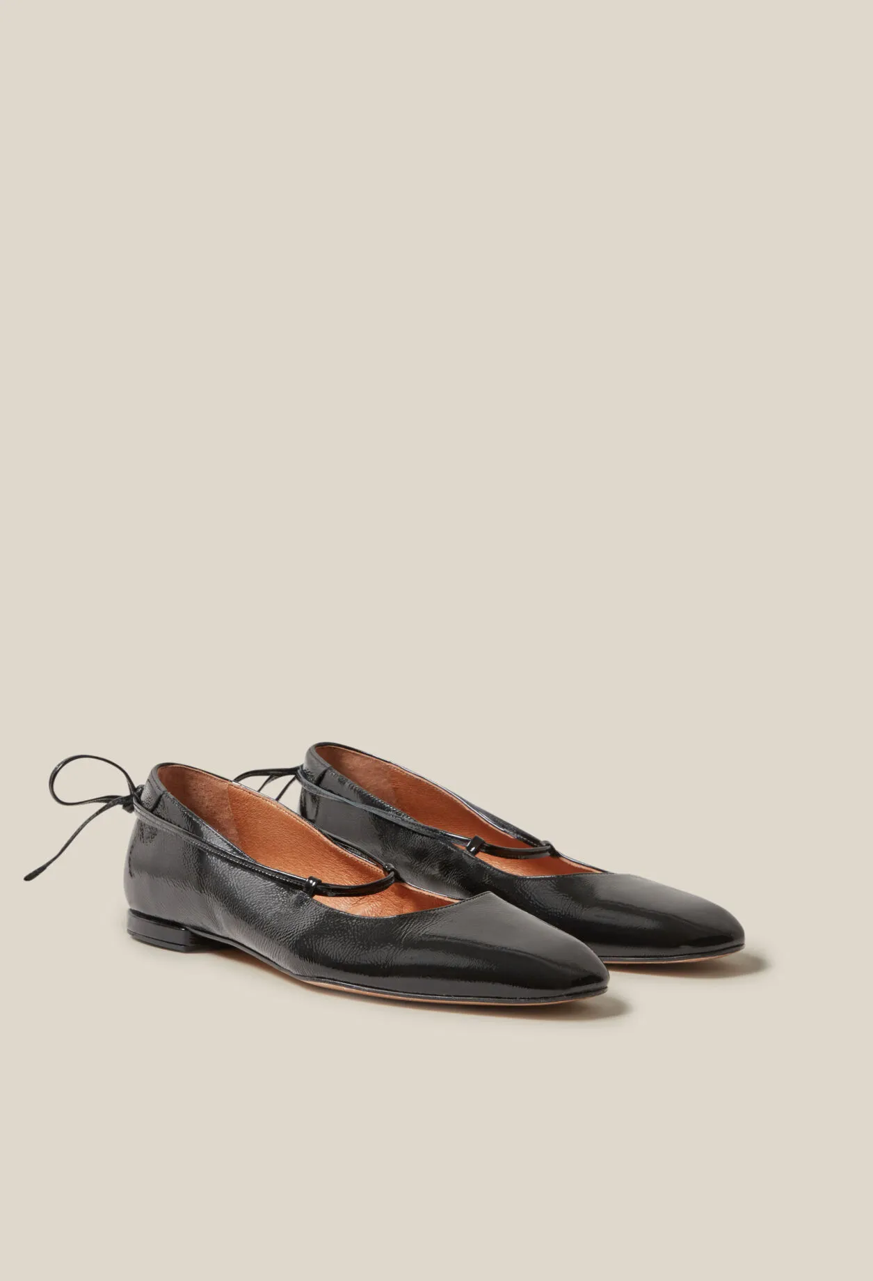 Ballerine cuir vernis | Claudie FR