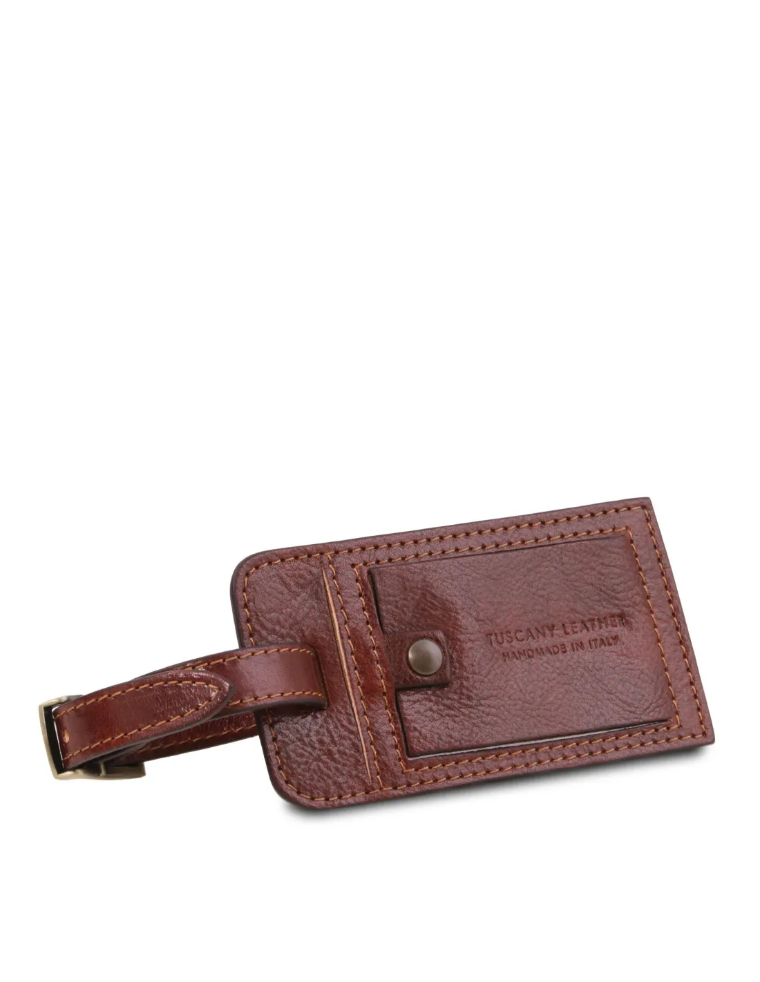 Etiquette de Bagage en Cuir