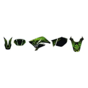 Kit déco KUTVEK Graff vert Rieju MRT50