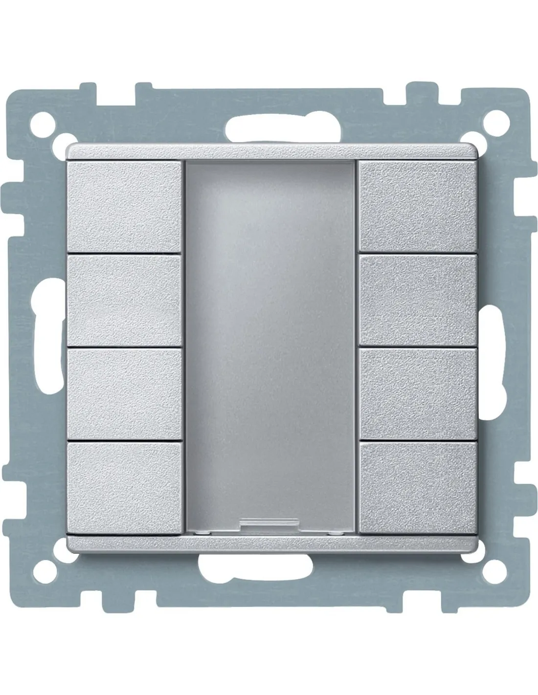 KNX M-Plan commande multifonction 8 BP aluminium SCHNEIDER MTN627860