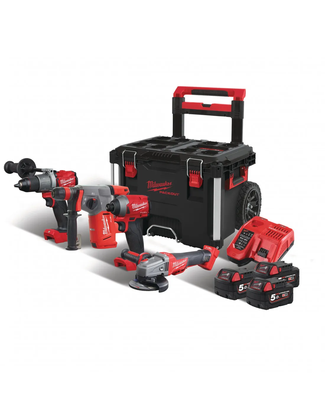 Pack 4 outils POWERPACK M18 FUEL + PACKOUT | 4933471149 - Milwaukee