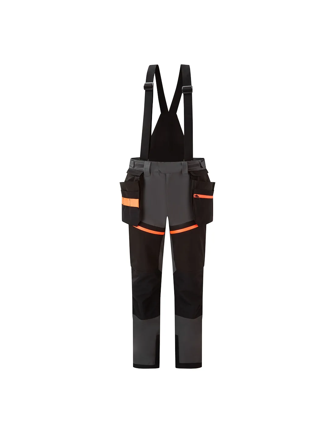 pantalon de pluie ev4 - taille l - gris métal - portwest