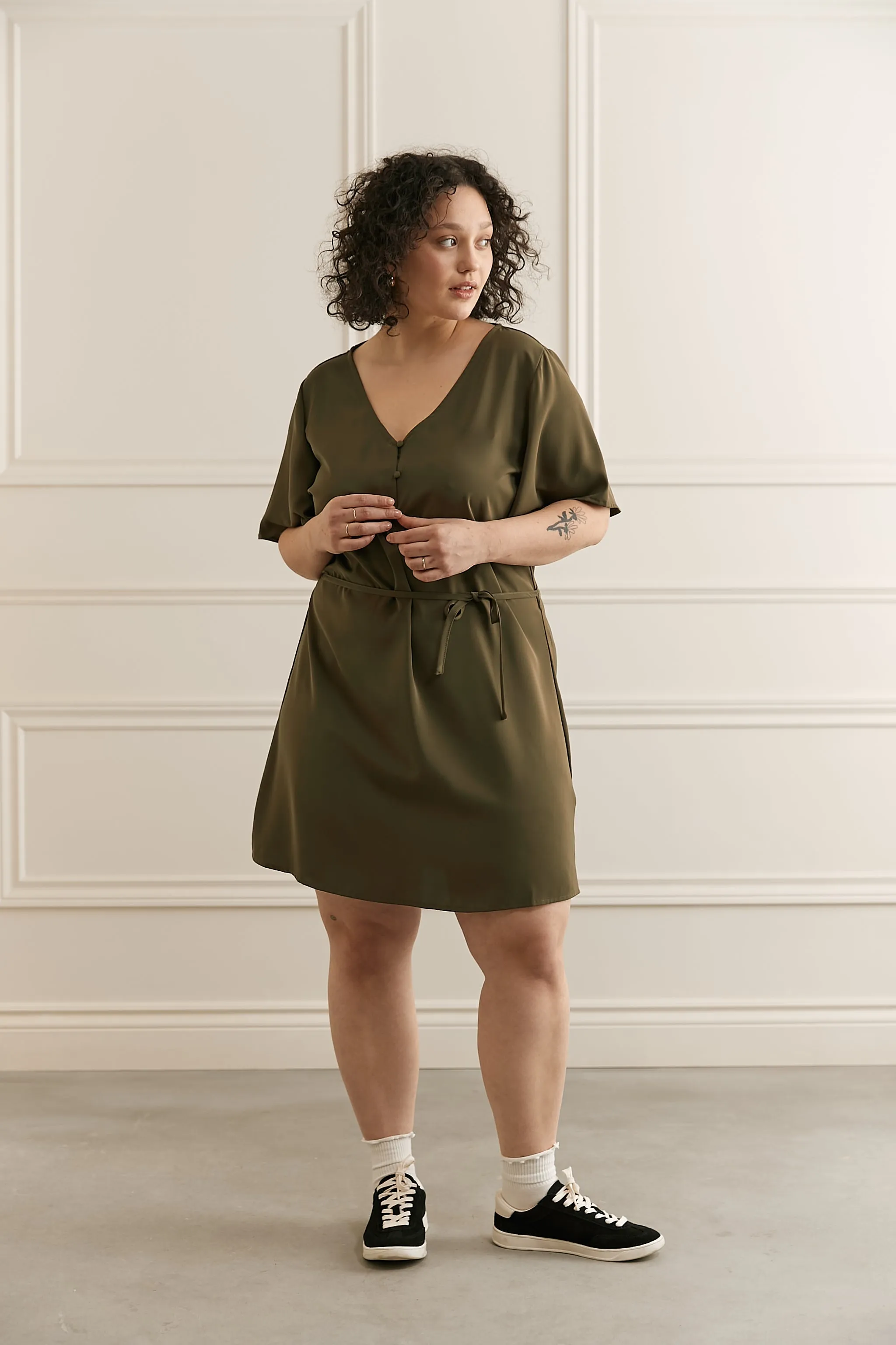 Robe courte boutonnière - 2122 (Seconde Main)