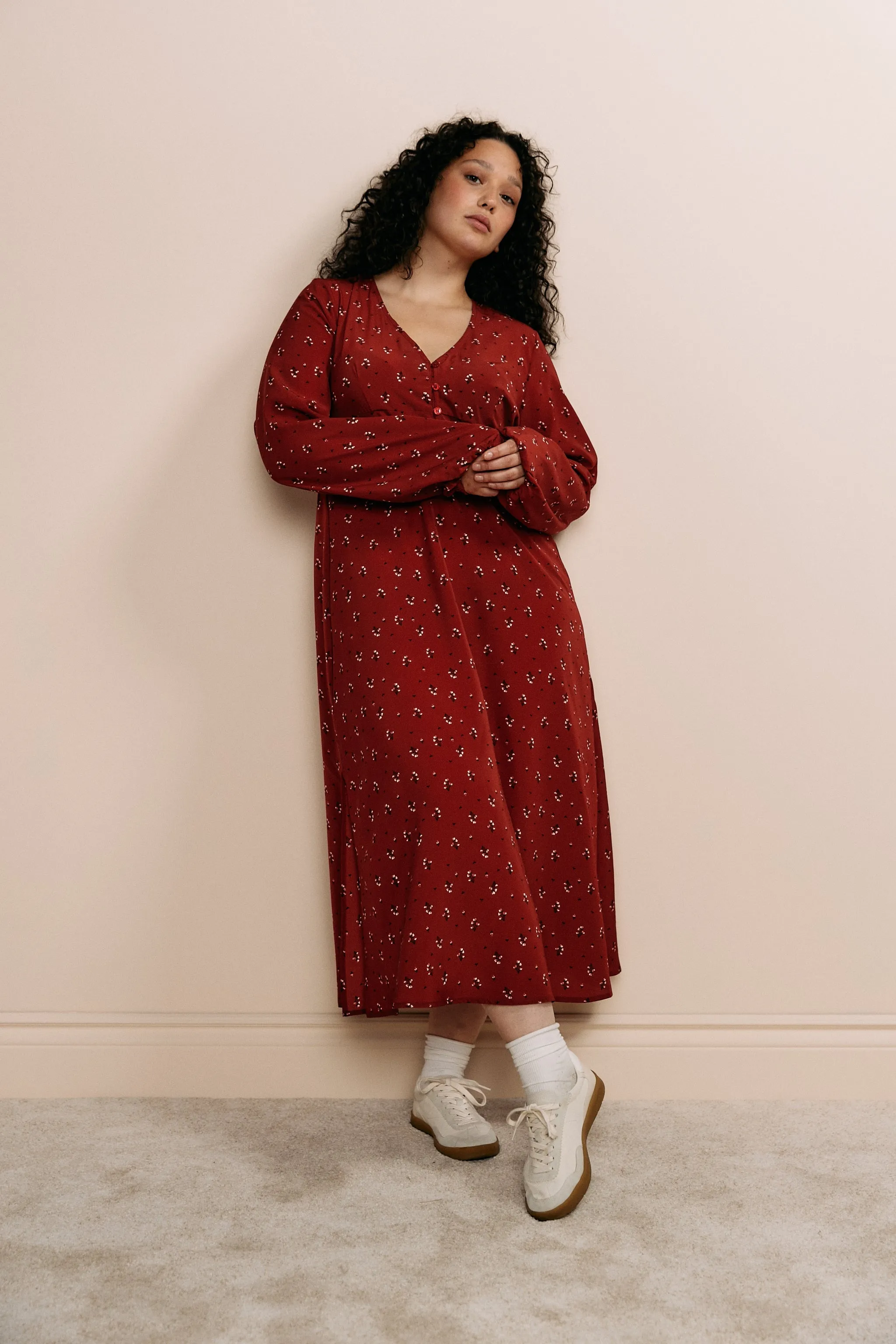 Robe longue fleurie -  2109 (Seconde Main)