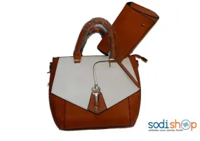 Sac à main deux tons