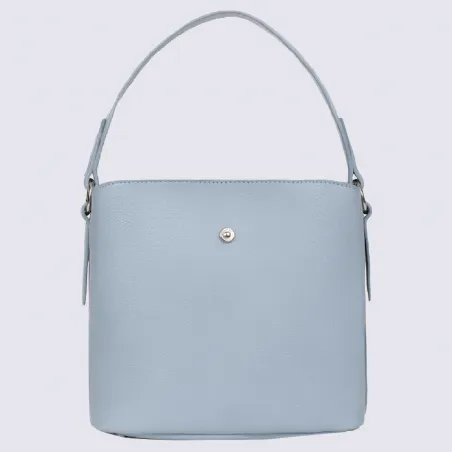 Sac à main Hexagona, sac à main 1 poignée femme bleu pastel | Igert Chaussure&Maroquinerie