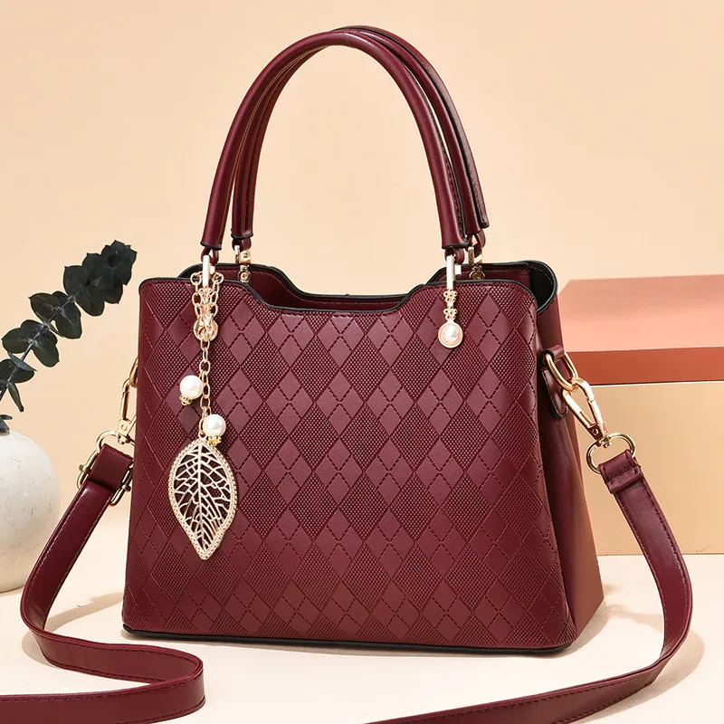 Sacs à Bandoulière en Cuir PU de Grande Capacité pour Femme, observateur, Luxe, Sac à Main de Haute Qualité, Mode Polyvalente, C