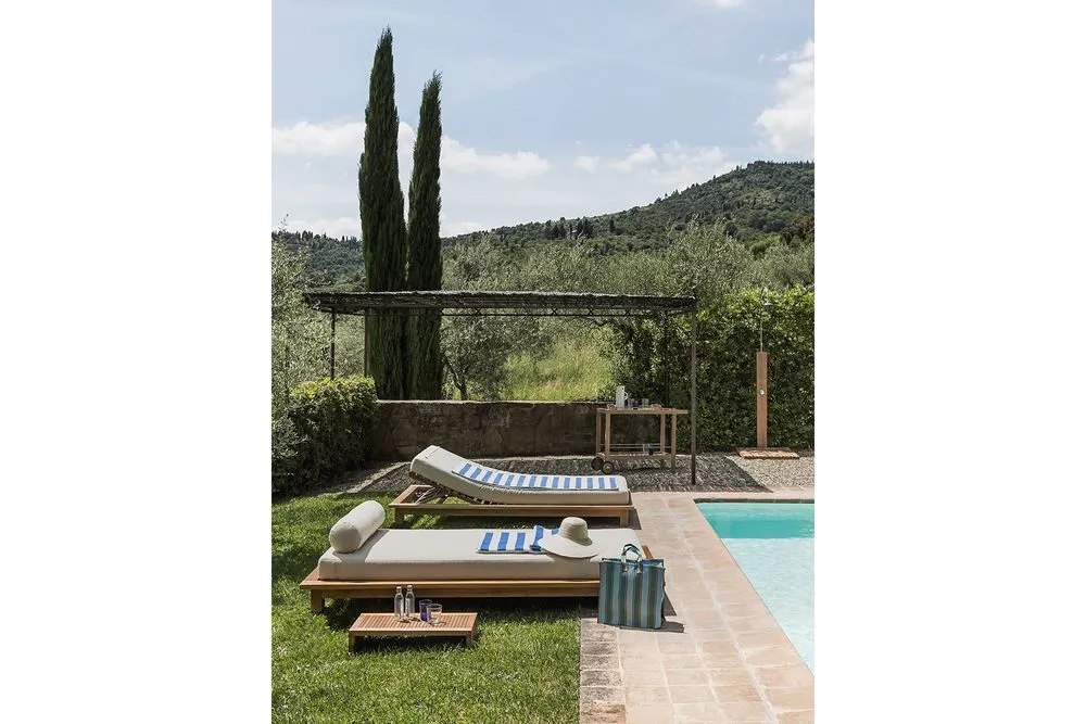 Sunlounger with wheels saint raphael - stra0511