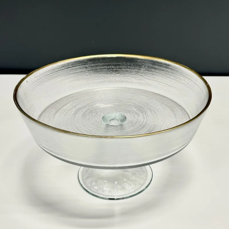 Support présentoir à gâteau, à tarte en verre 23cm