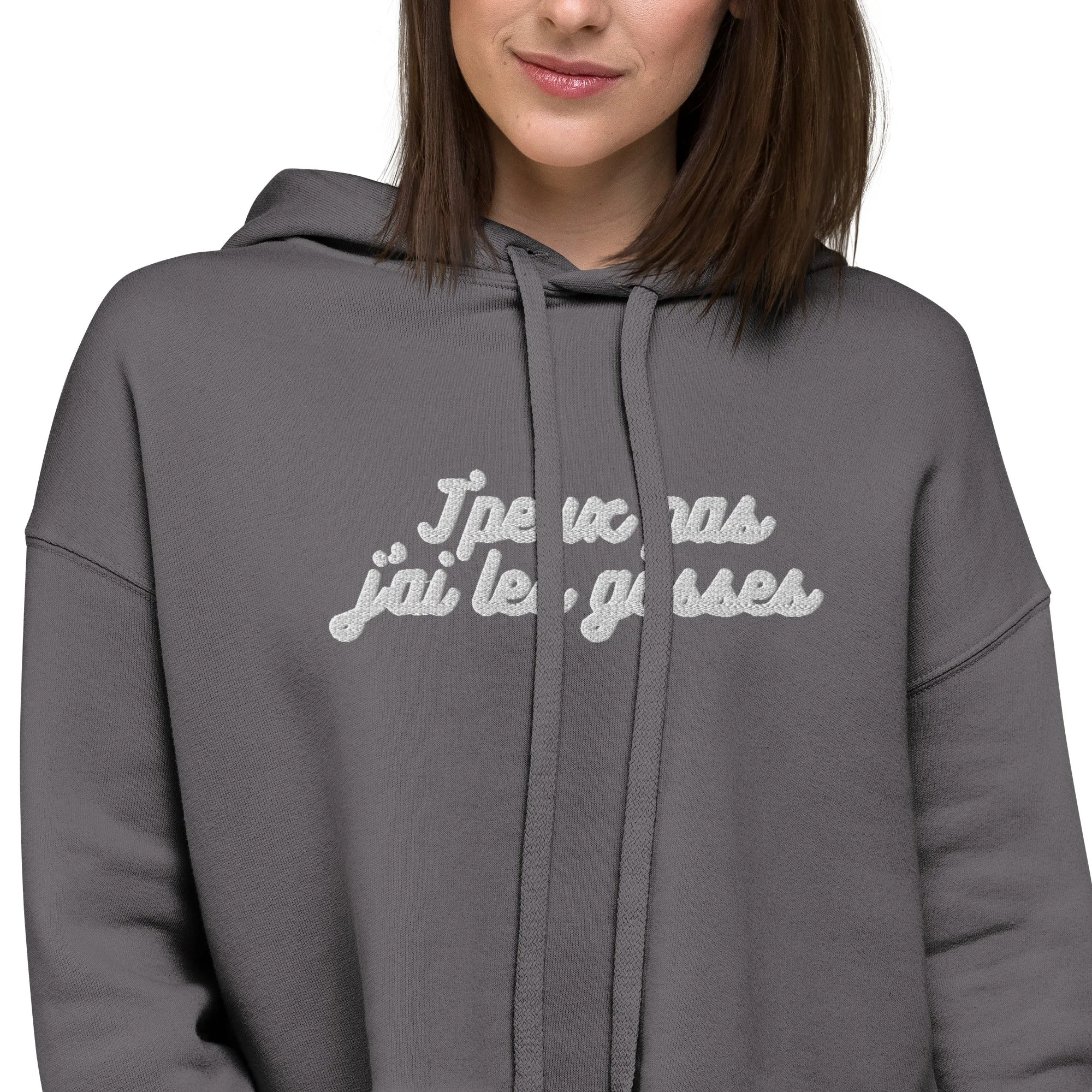 Sweat à Capuche Crop-Top - 