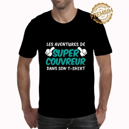 T-shirt Homme Couvreur Humour