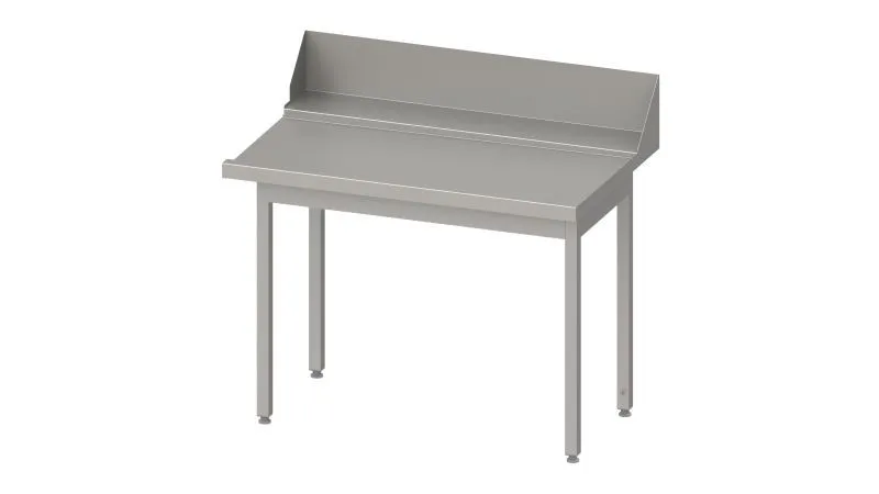 Table d&#039;égouttage Stalgast guide panier avec pente sans étagère de base 1300x750x880mm montage côté droit dosseret : 20