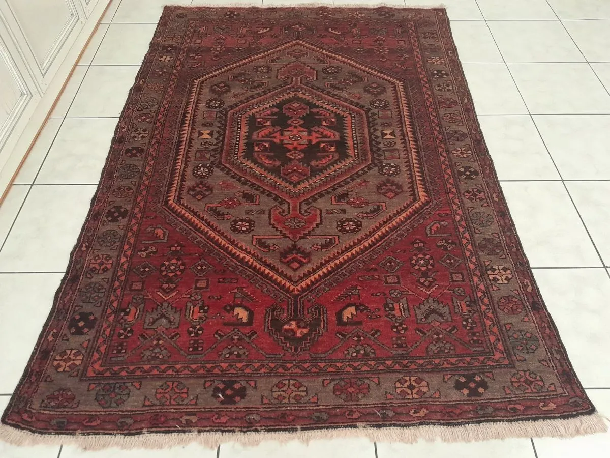 Tapis Persan Hamadan fait main 190x128cm