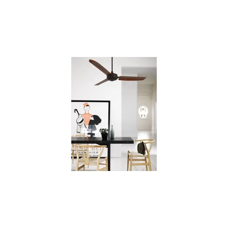 Ventilateur de plafond Carolina 142cm Bronze Acajou